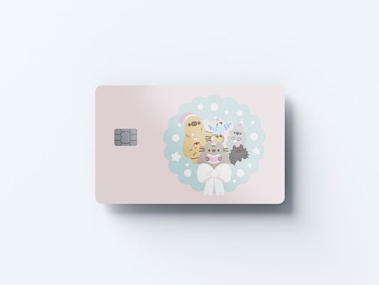 Christmas Carols Design | Credit Card Sticker | Small Chip | Credit Card Skin