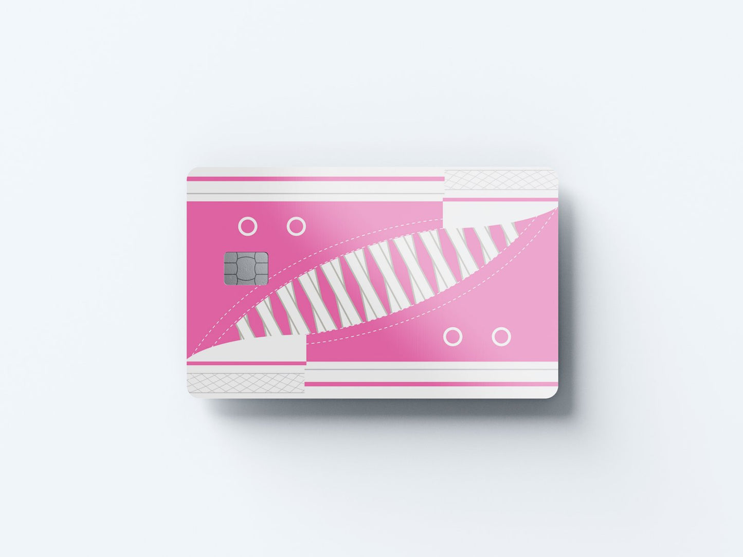 Chucks Pink Design | Credit Card Sticker | Small Chip | Credit Card Skin