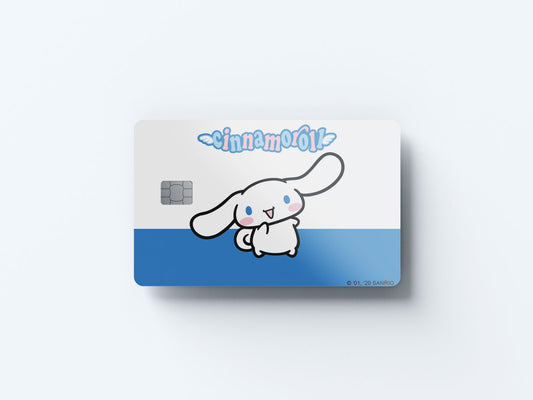 Cinnamoroll Design | Credit Card Sticker | Small Chip | Credit Card Skin