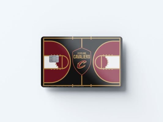 Cleveland Cavaliers Courtside Design | Credit Card Sticker | Small Chip | Credit Card Skin