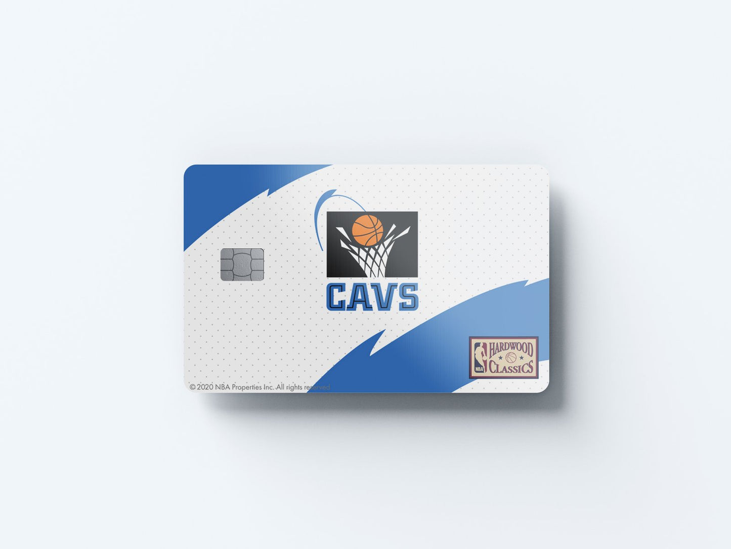 Cleveland Cavaliers Home Hardwood Classics Design | Credit Card Sticker | Small Chip | Credit Card Skin