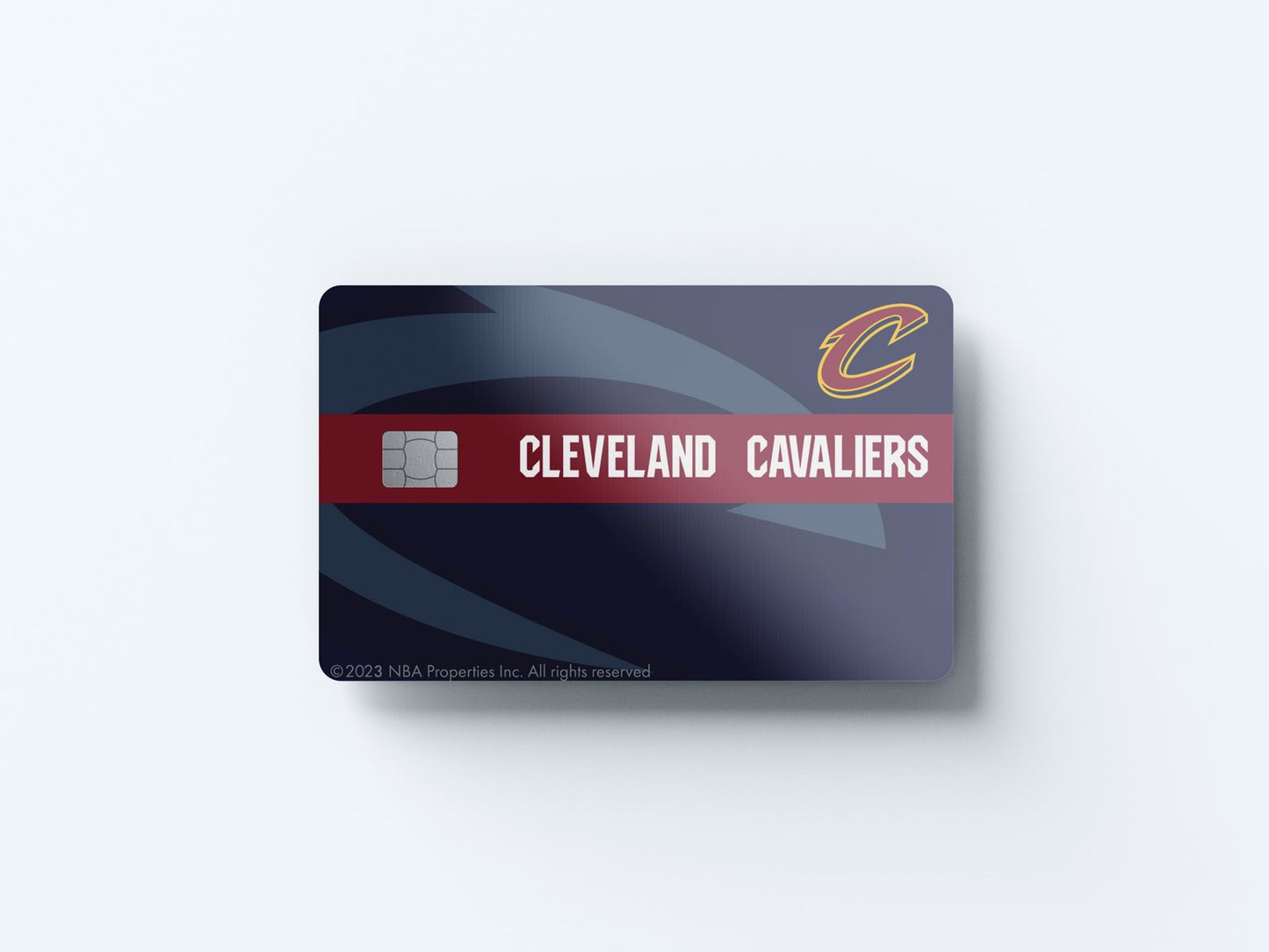 Cleveland Cavaliers Midcourt Design | Credit Card Sticker | Small Chip | Credit Card Skin