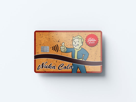 Cola Caps Design | Credit Card Sticker | Small Chip | Credit Card Skin