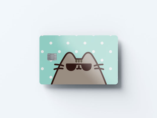 Cool Cats Design | Credit Card Sticker | Small Chip | Credit Card Skin