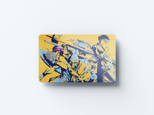 Cowboy and Cowgirls Design | Credit Card Sticker | Small Chip | Credit Card Skin