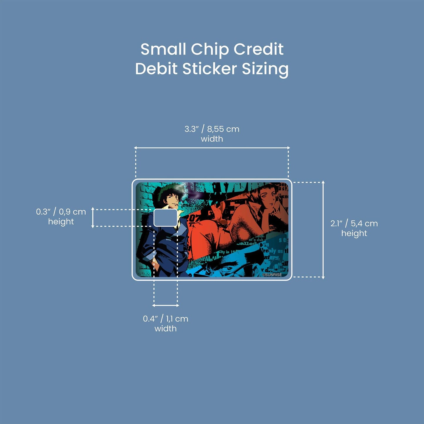 Cowboy Desires Design | Credit Card Sticker | Small Chip | Credit Card Skin