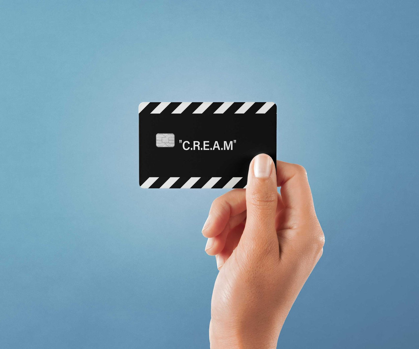 Cream Design | Credit Card Sticker | Small Chip | Credit Card Skin