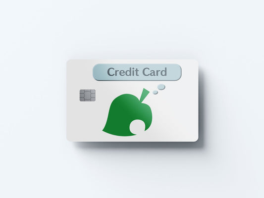 Credit Card Leaf Design | Credit Card Sticker | Small Chip | Credit Card Skin