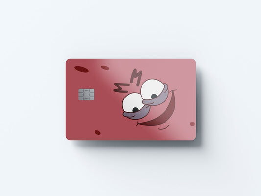 Creepy Star Design | Credit Card Sticker | Small Chip | Credit Card Skin