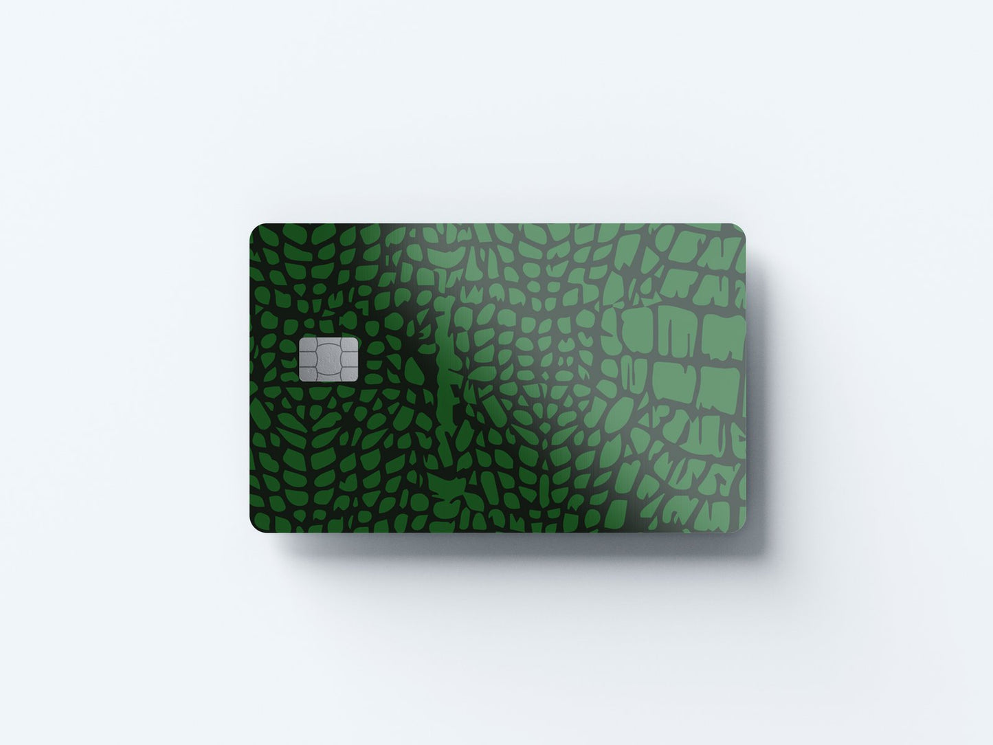 Crocodile Print Design | Credit Card Sticker | Small Chip | Credit Card Skin