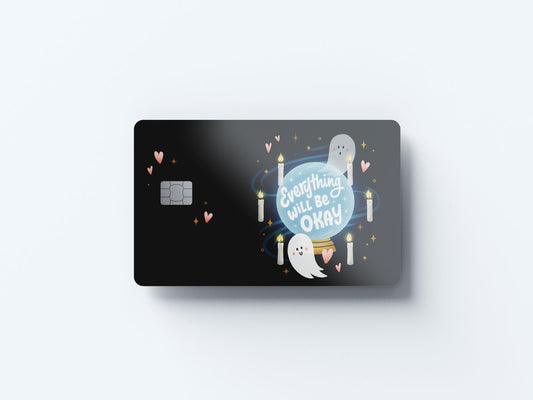 Crystal Ball Design | Credit Card Sticker | Small Chip | Credit Card Skin