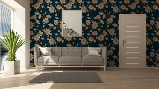 Dark Daisies | Removable Wallpaper | Self-adhesive | Temporary wallpaper #37