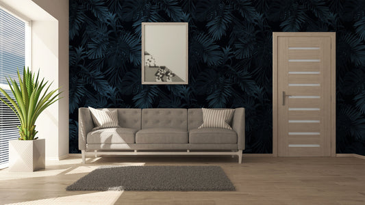 Dark Leaves | Removable Wallpaper | Self-adhesive | Temporary wallpaper #7