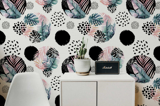 Tropical Dots | Removable Wallpaper | Pattern #303