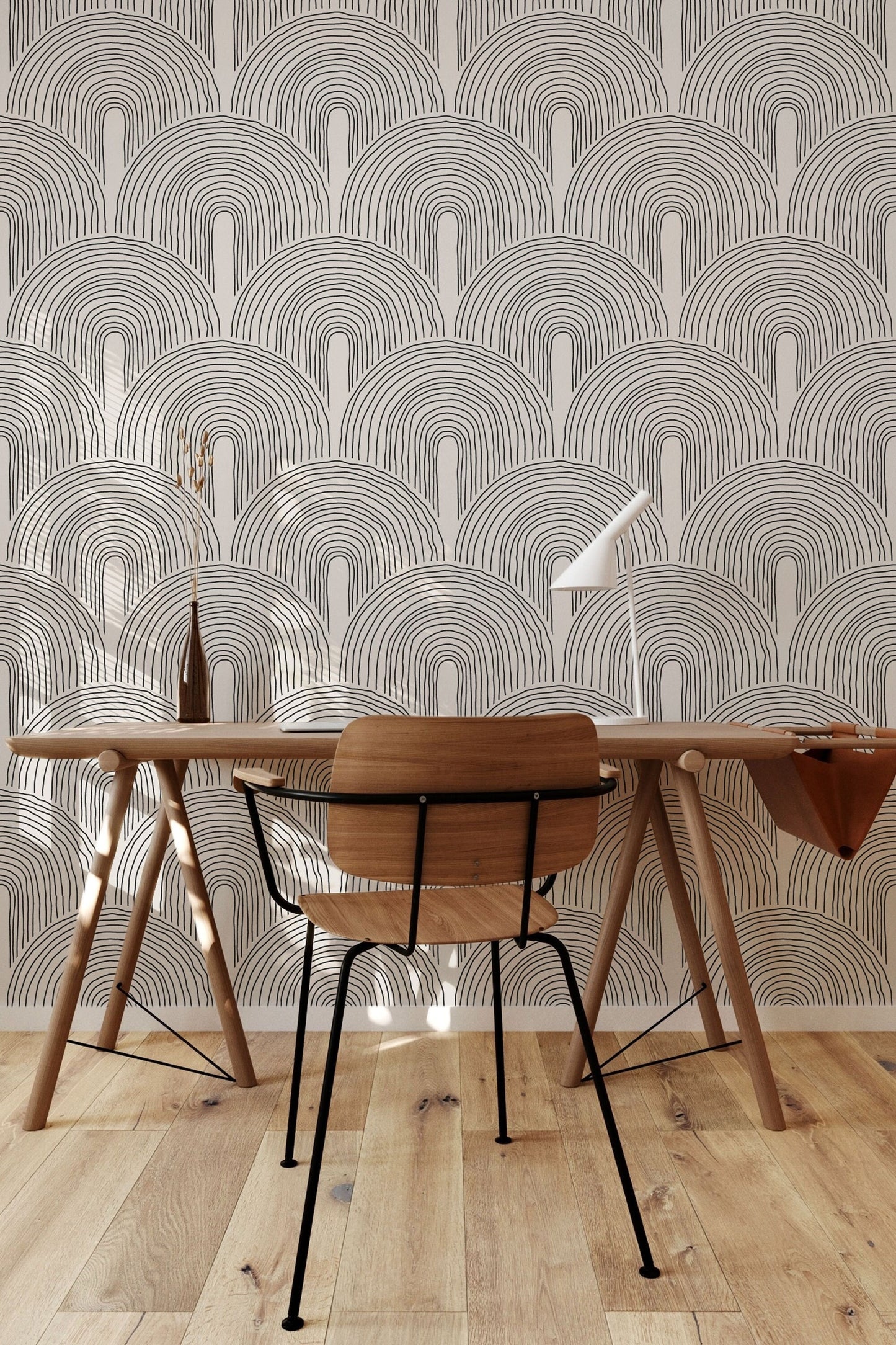 Linears | Removable Wallpaper | Scandinavian Wallpaper | Temporary Wallpaper | Peel and Stick Wallpaper