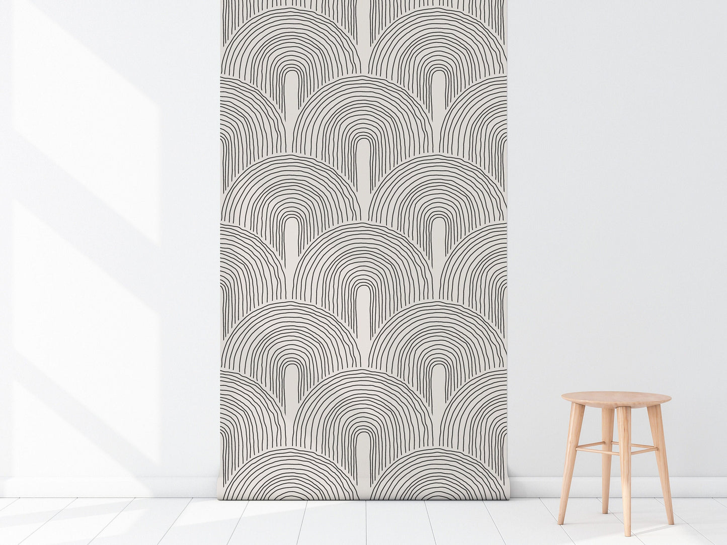 Linears | Removable Wallpaper | Scandinavian Wallpaper | Temporary Wallpaper | Peel and Stick Wallpaper