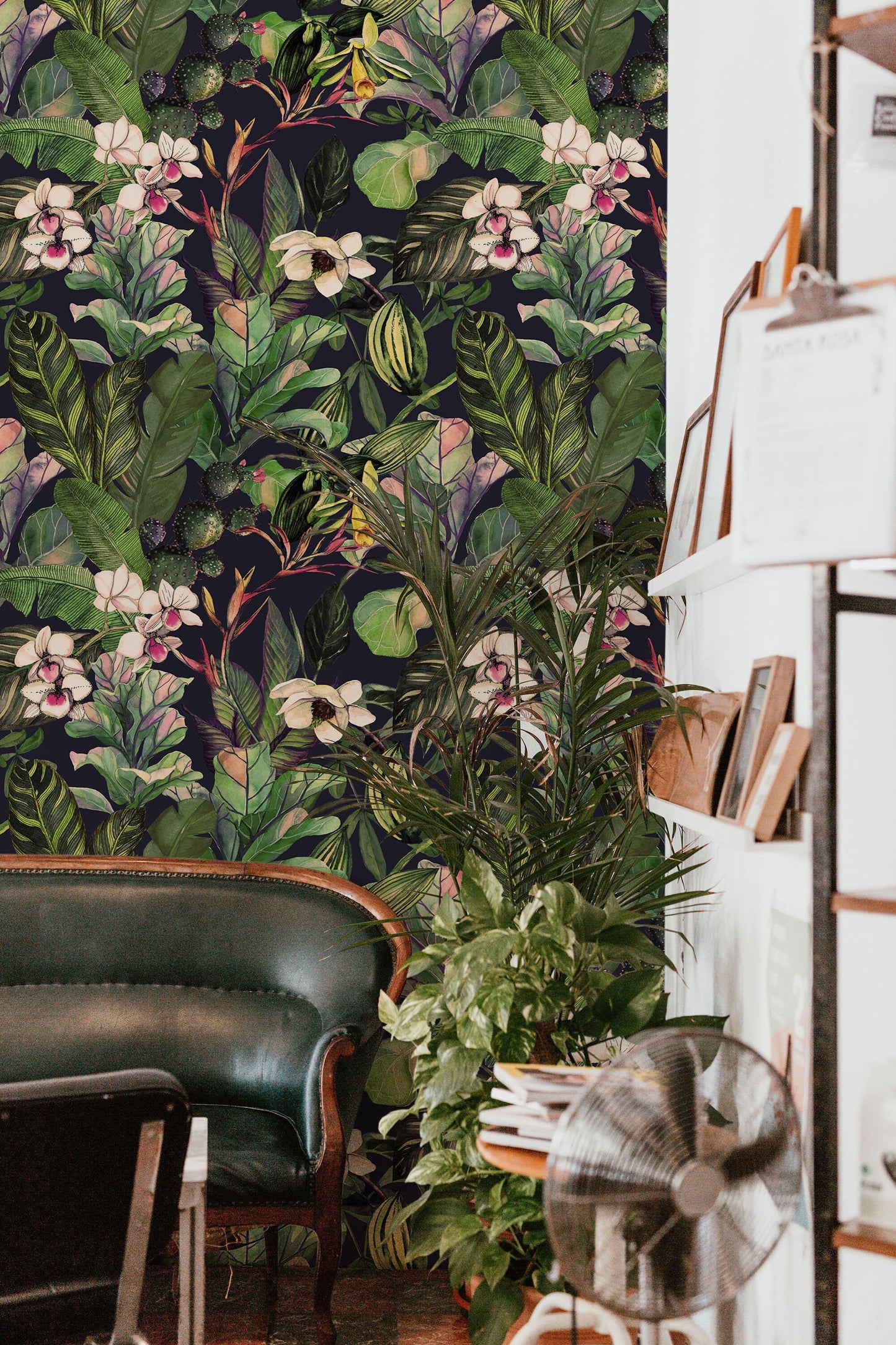 Tropical Wallpaper | Removable Wallpaper | Peel and Stick Wallpaper | Wall Paper | Wall Mural