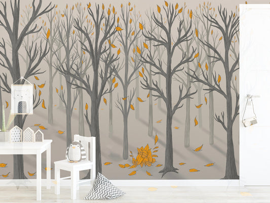 Fairy forest. wall mural Removable Large Wallpaper Self-Adhesive Wall Decor, Mural for the walls Blossom, Children's interior Wallpaper