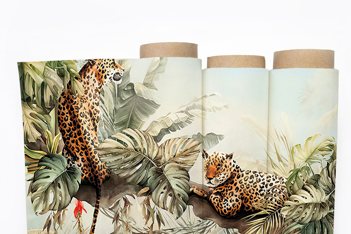 Tigers In The Jungle Wallpaper, Wall Mural, Peel and Stick, Self Adhesive, Wall Covering by Bella Stampa Studio