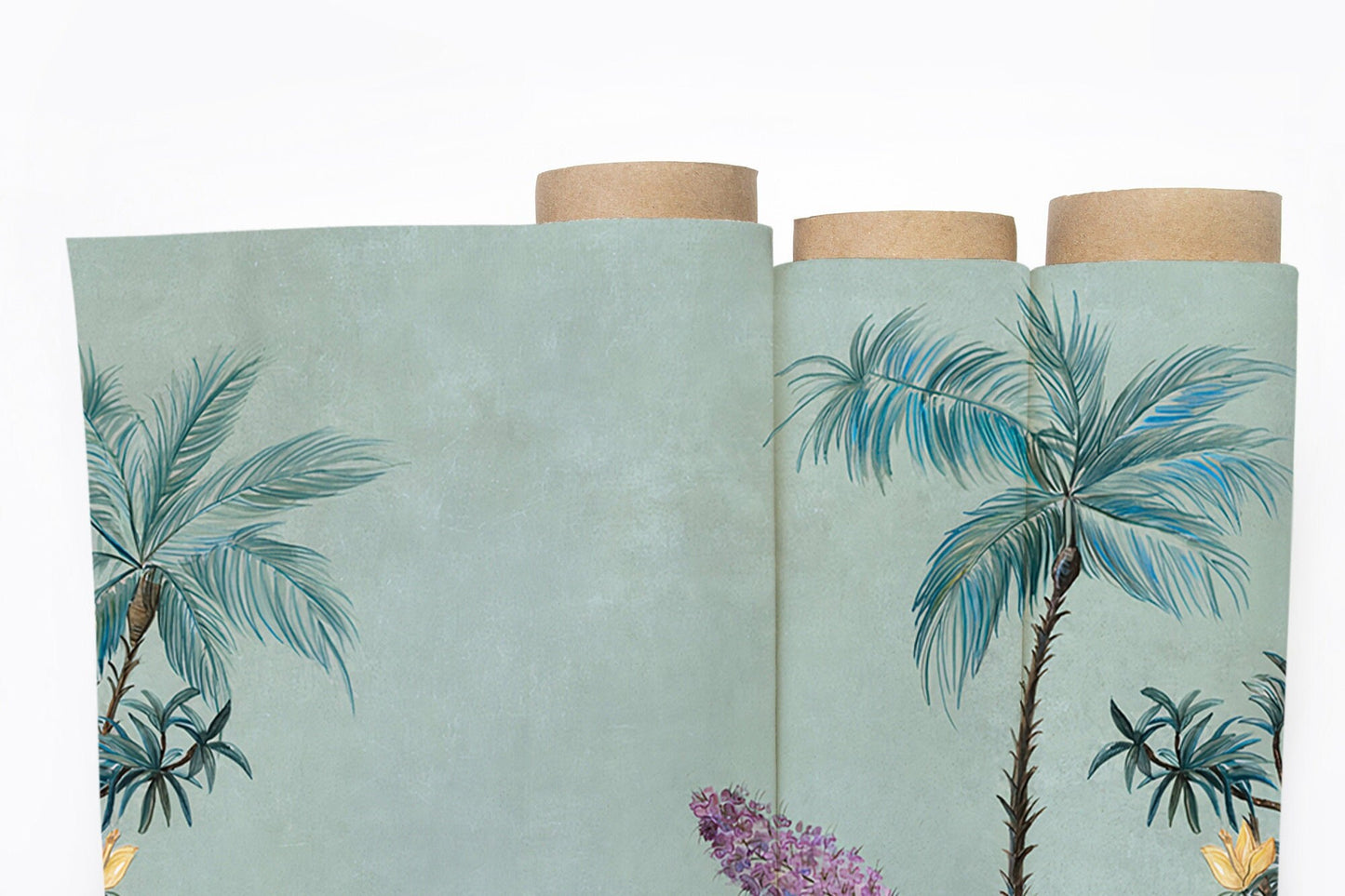 Banana Leaf Wallpaper Wallpaper, Wall Mural, Peel and Stick, Self Adhesive, Wall Covering by Bella Stampa Studio