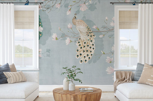 Sensei Sky  Wallpaper, Wall Mural, Peel and Stick, Self Adhesive, Wall Covering by Bella Stampa Studio