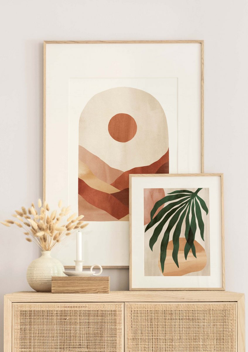 Abstract Leaf Poster