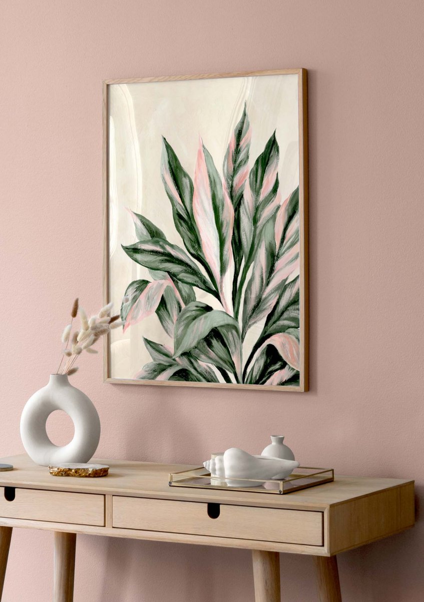 Acrylic Plant Poster