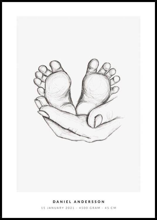 Baby Feet Personal Poster