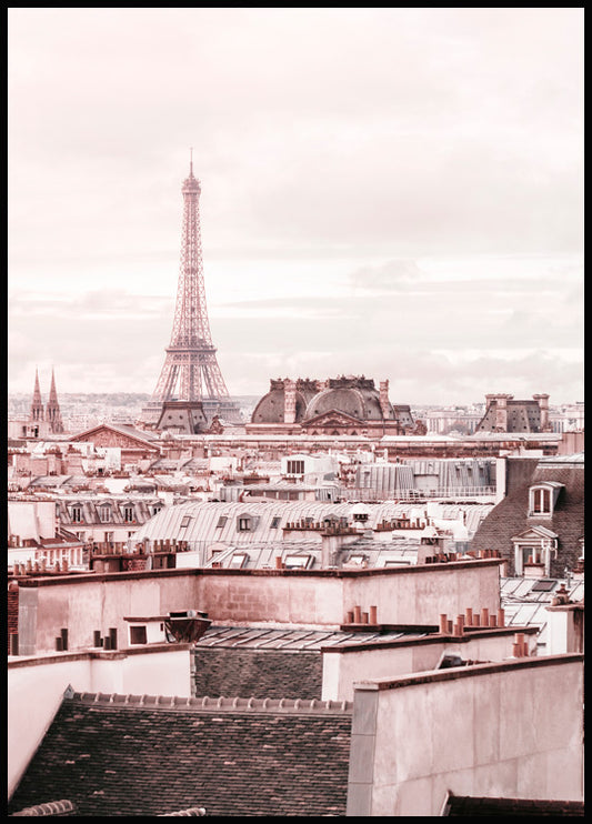 Pink Paris Poster