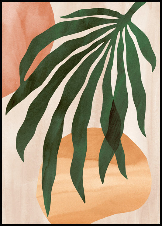 Abstract Leaf Poster