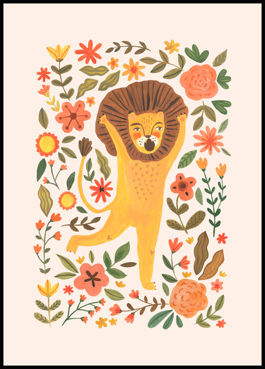 Baby Lion Poster