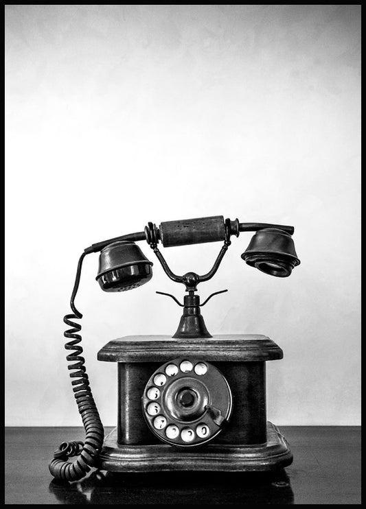 Vintage Phone Poster