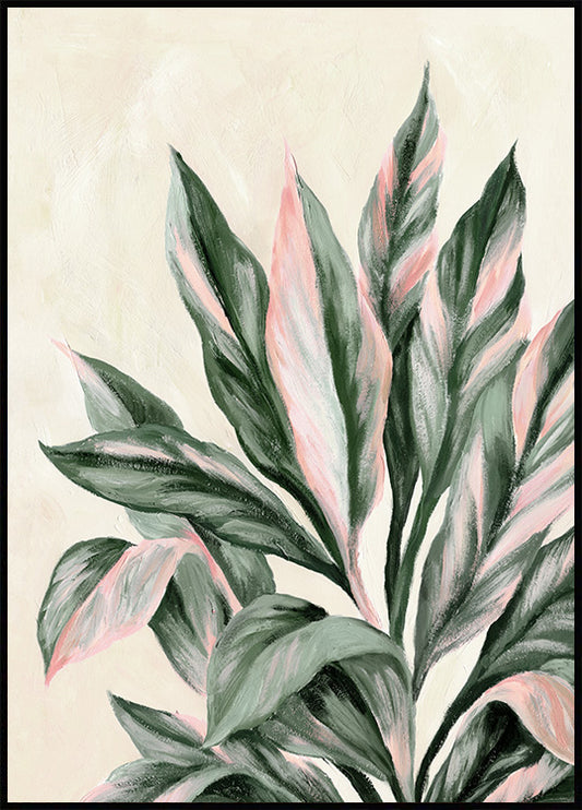 Acrylic Plant Poster