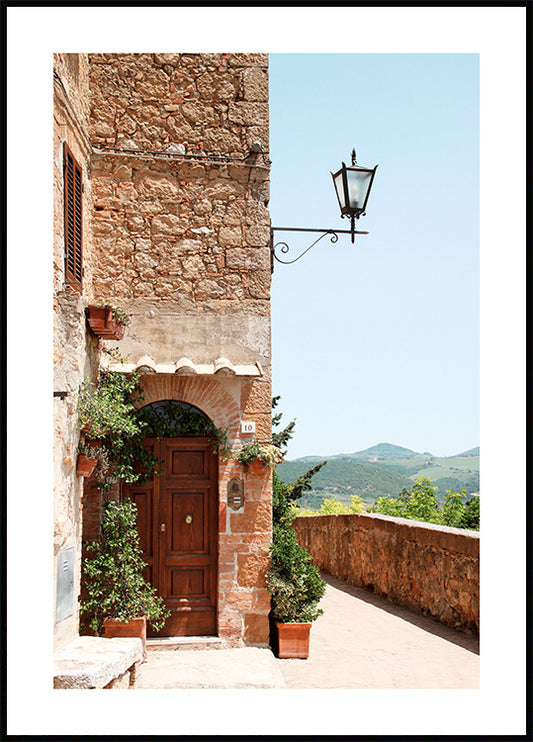 Mediterranean View Poster