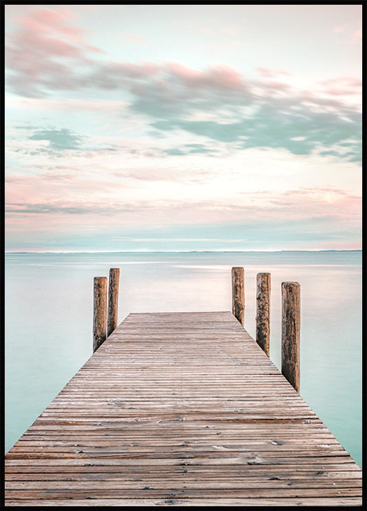 Sunset Jetty Poster