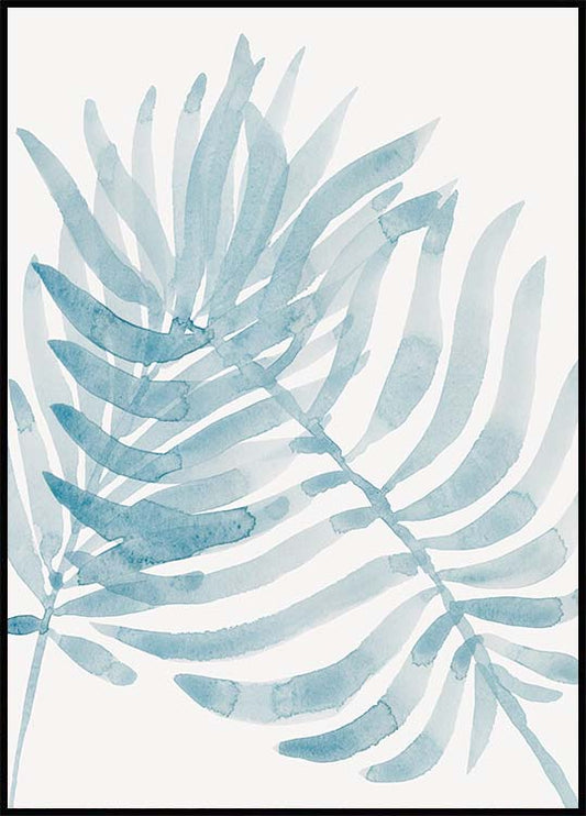 Watercolor Leaf Poster