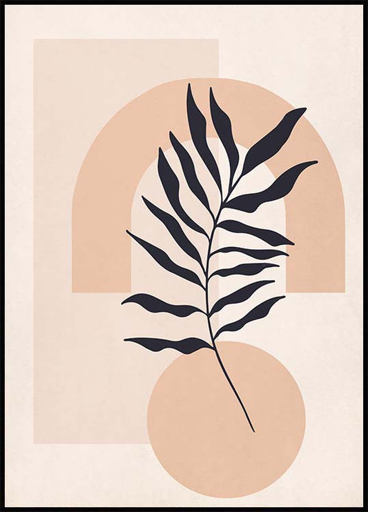 Shapes & Botanical No1 Poster