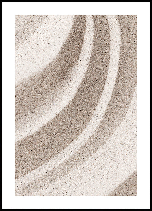 Sand Pattern Poster