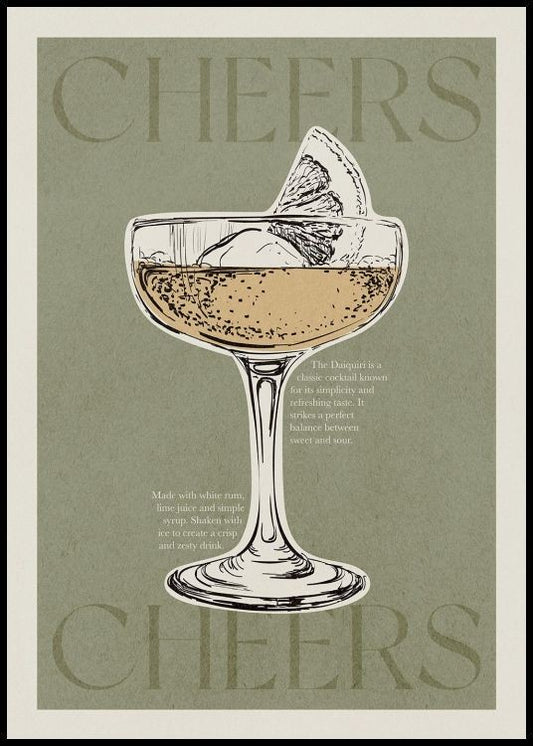 Cheers Daiquiri Poster