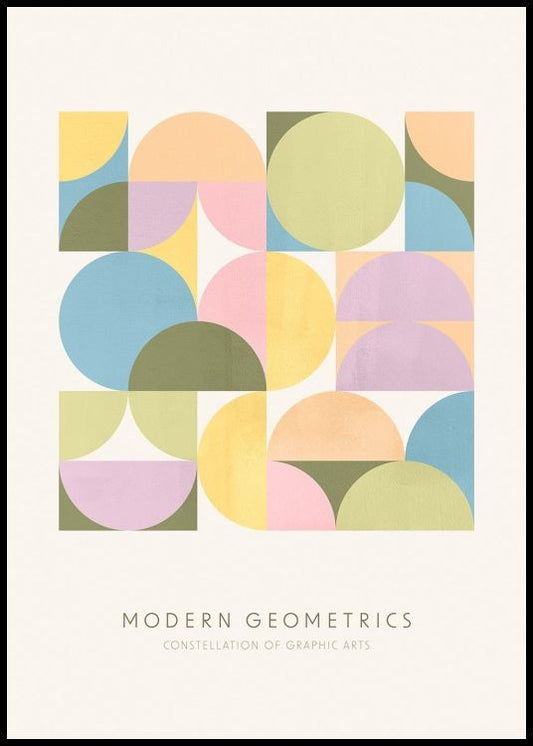 Modern Geometrics Poster