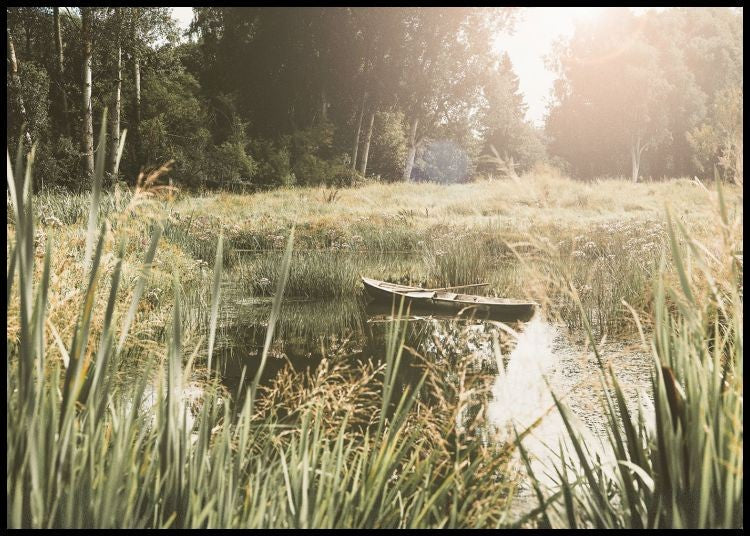 Calm Days by the Lake Poster