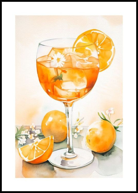 Aperol Art Poster