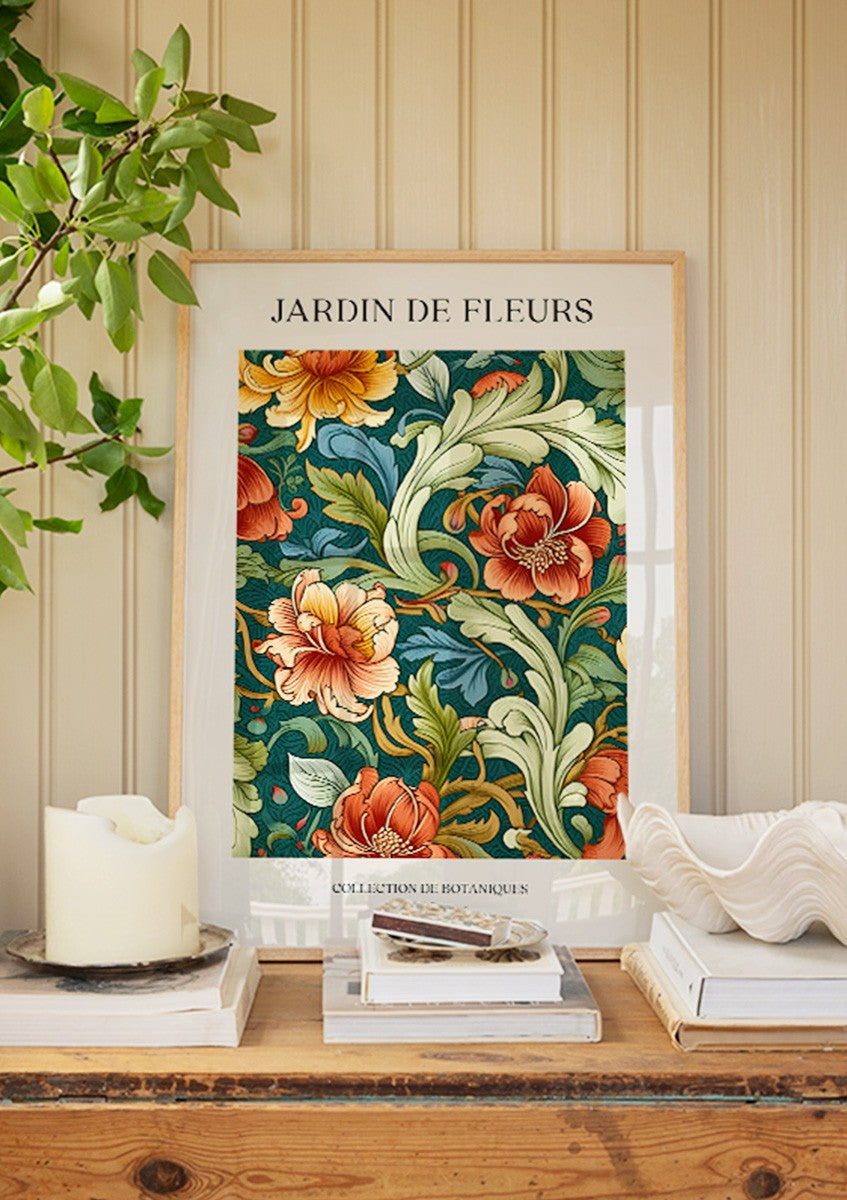 Jardin de Fleurs No1 Poster