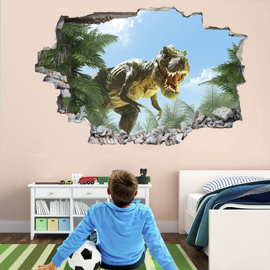 Dinosaur Jungle Wall Sticker Mural Decal Print Art Kids Bedroom Decor