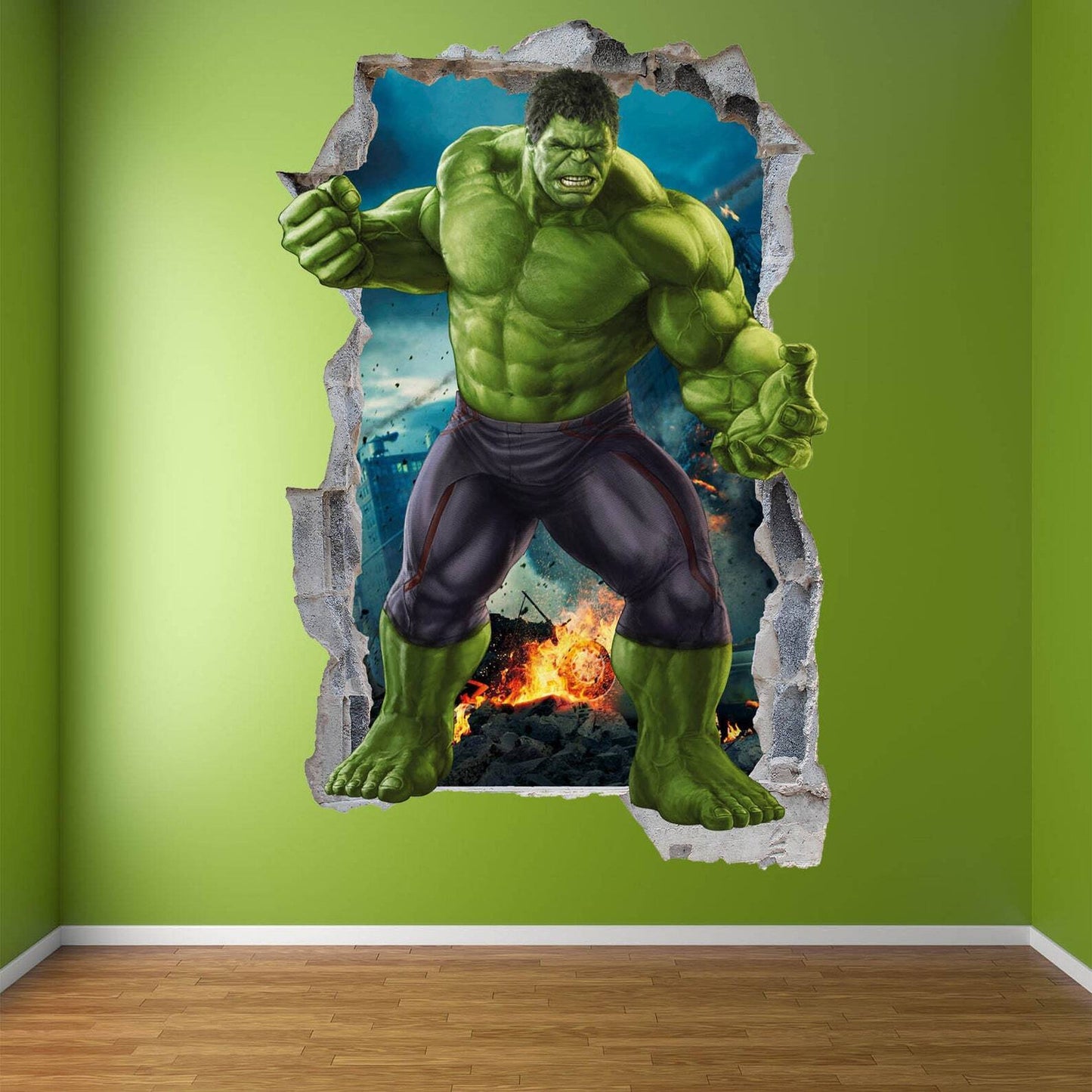 Hulk Superhero Wall Decal Sticker Mural Poster Print Art Kids Bedroom Avengers