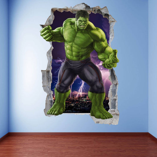 Hulk Superhero Wall Decal Sticker Mural Poster Print Art Kids Bedroom Playroom