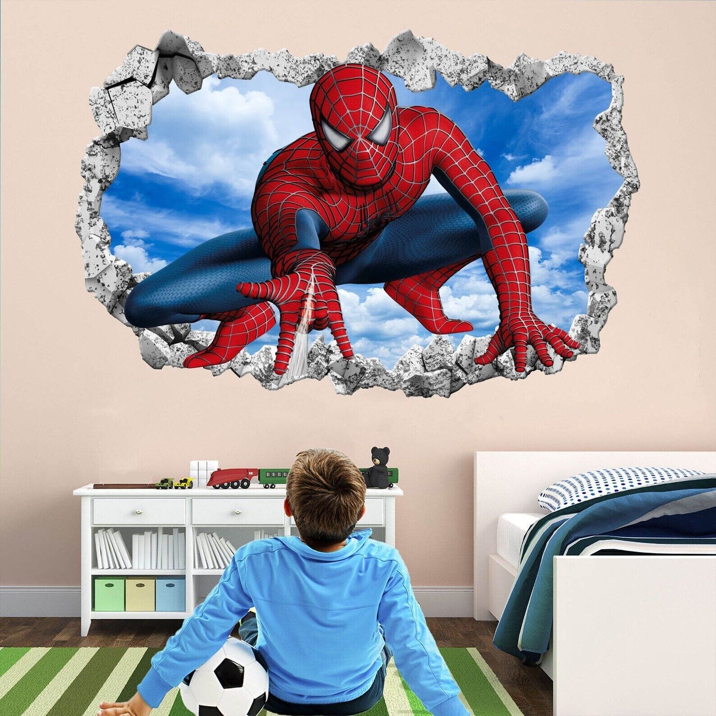 Marvel Spider Man Wall Art: Superhero Decal Sticker Mural Poster Print