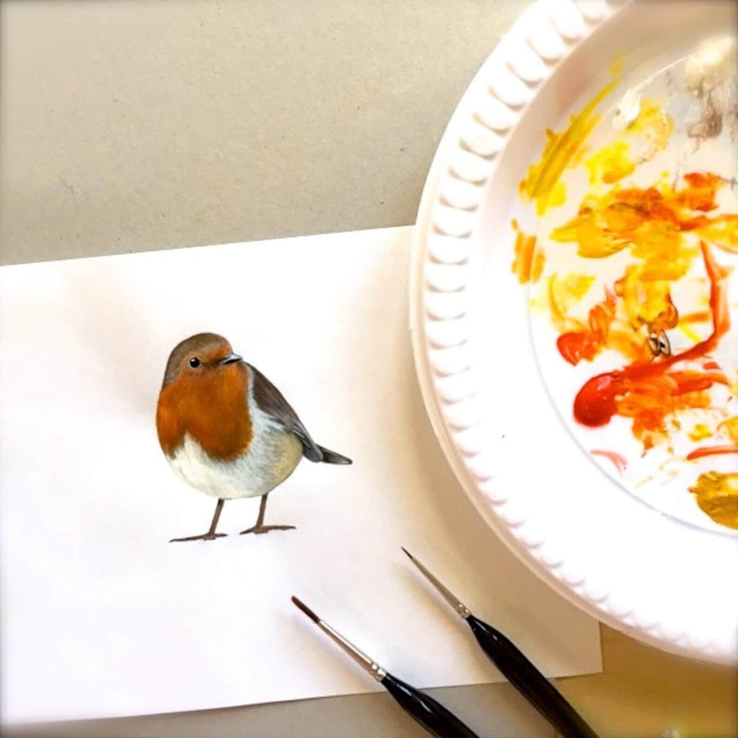 Whimsical Robin Wall Sticker - Peel and Stick Technology for Easy Application