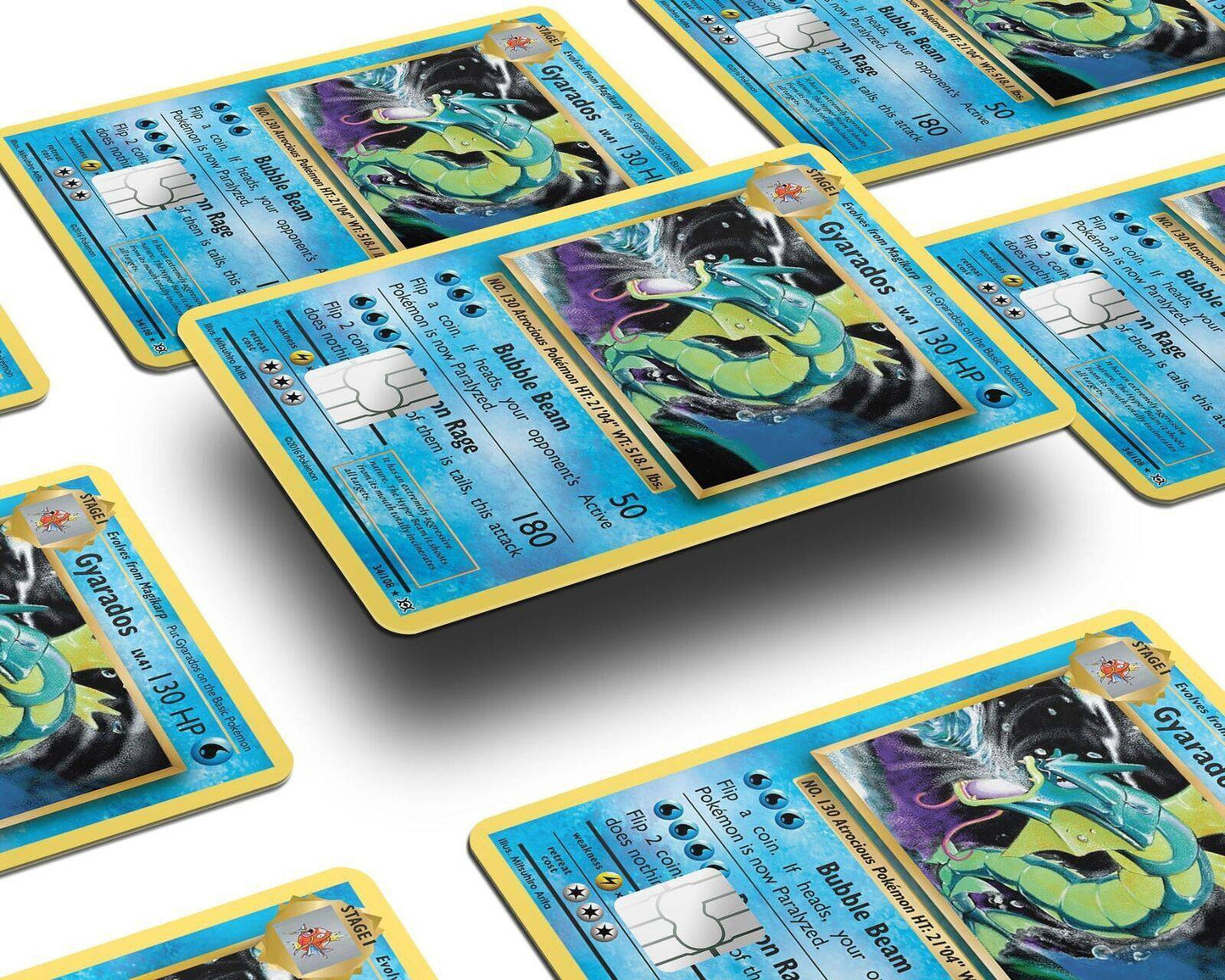 Gyarados Pokemon Card Skin Credit Card Skin