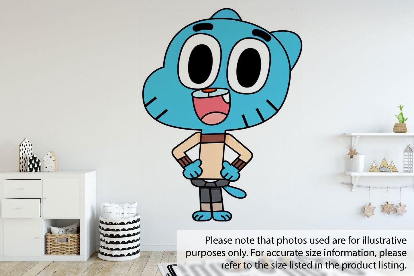 Gumball Childrens Kids Nursery Wall Stickers Bedroom Decal Art Vinyl